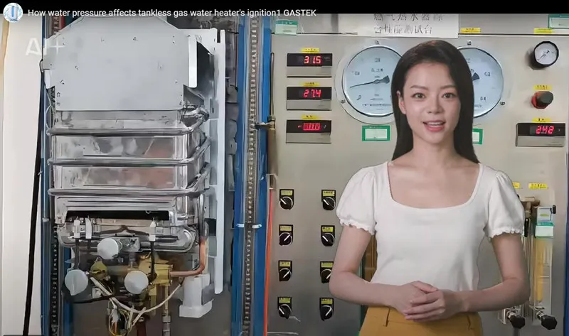 Ako tlak vody ovplyvňuje zapálenie plynového ohrievača vody?